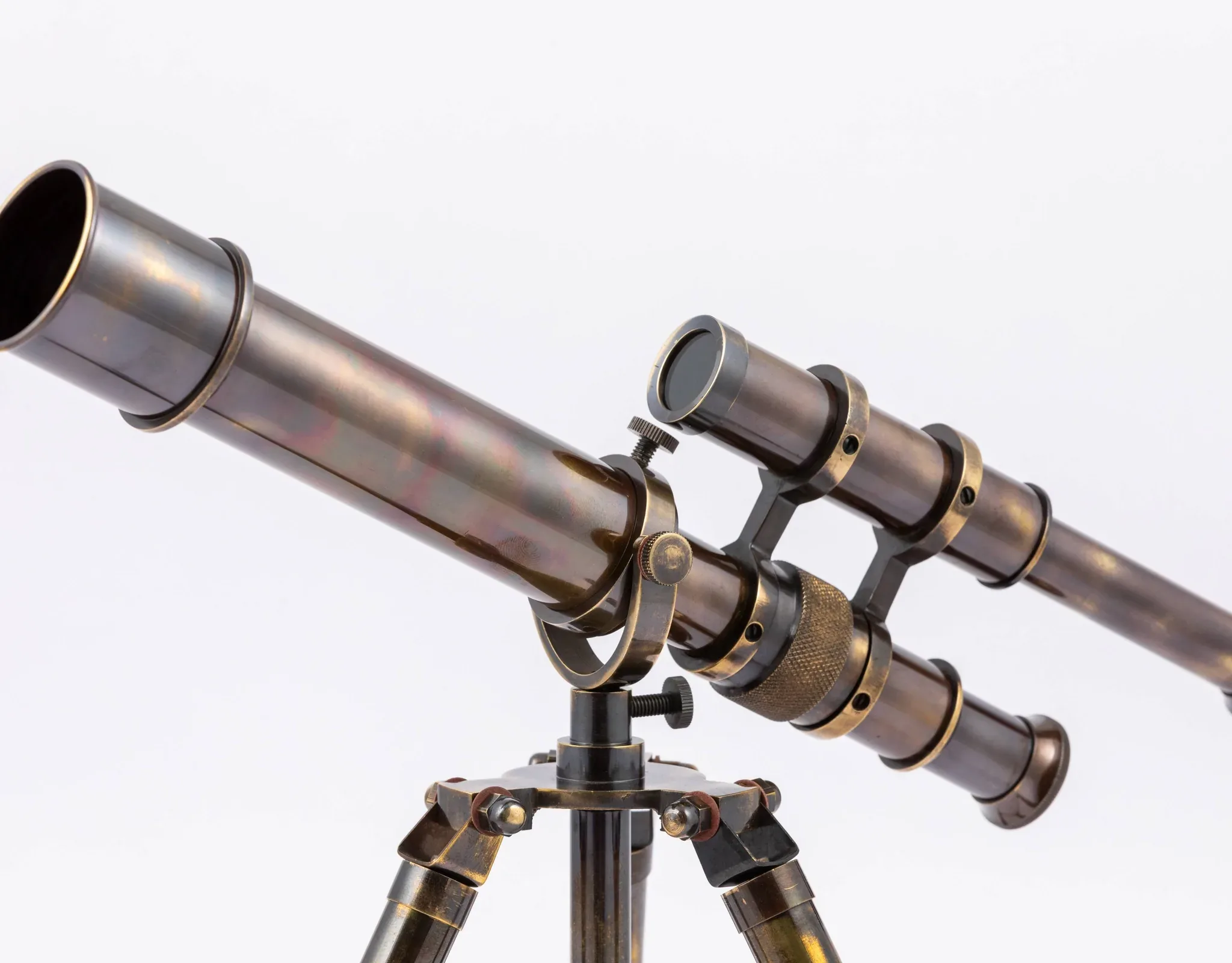 Antique Brass Telescope